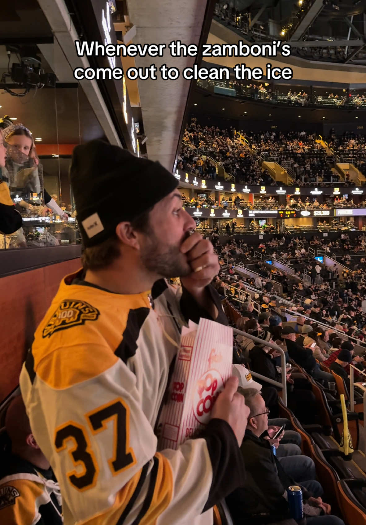 Im just here for the zambonis #zamboni #hockey #boston #bruins 