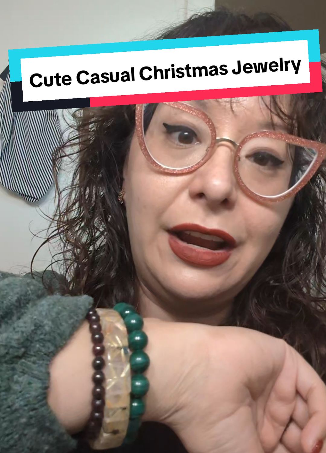 Meeting up with some new friends for a Christmas party and they asked us to dress in Christmas colors. It isn't too late to grab some for yourself or friends and family for the season 🎄 #christmasparty #OOTD #christmasshopping #silverjewelry #crystaljewelry #hearthealing #malachite #manifesting #abundance #amethyst #catring #iocrystals 