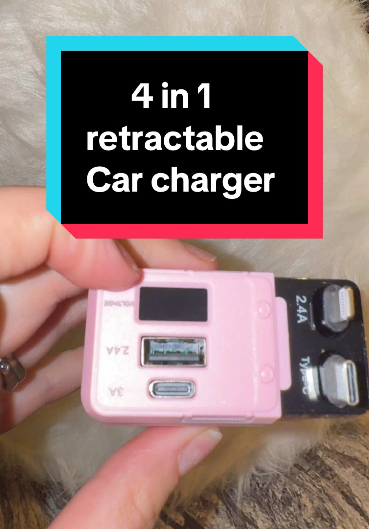 #holidayhaulpawfectpicks #fyp #tts #stockingstuffers #phonecharger #retractablecarcharger #4in1charger 