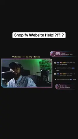 Need help woth you shopify website. What someone to build jt from scratch? Lets talk.  #livegift #live #website #shopify 