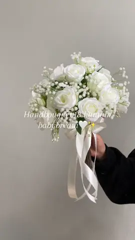 #handbouquet #akadnikah #handbuket #white #wedding #handbouquetjakarta #handbouquettangsel 