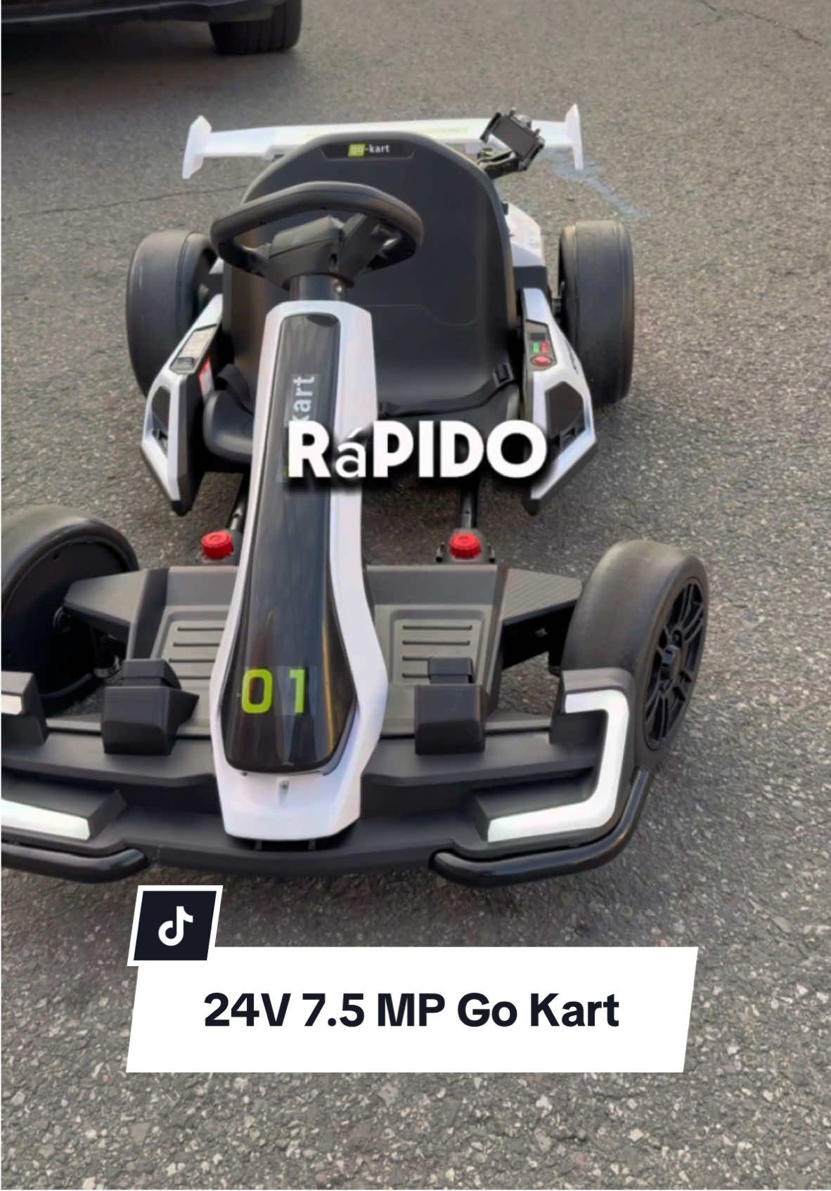 Aosom 24V 7.5 MP Go Kart  🤩‼️ #gokart #electricgokart #electric #24v #newyearnewaura #ttslevelup #tiktokshopholidayhaul #tiktokshopcreatorpicks #holidayhaul #GiftGuide #ShopLatinOwned #MadeMyYear 
