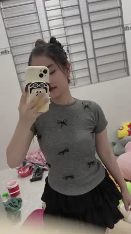 Áo nơ ôm body đây ạ😍 #tiepthilienket #xuhuong 