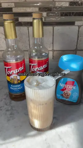Make an iced coffee with me! @Nescafe USA @Torani #coffee #coffeetiktok #musthaves #nescafe #torani #toranisyrups #coffeetime 