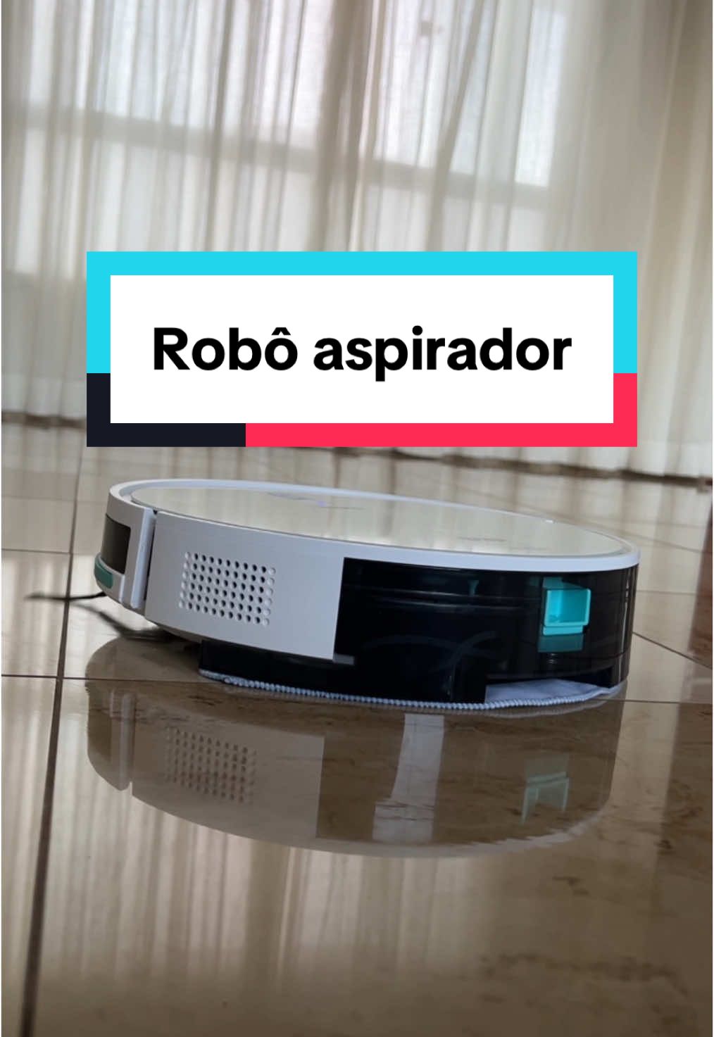Meu novo aspirador de pó inteligente! Esse é o W1000 da WAP que já tá facilitando demais o dia-a-dia. #casainteligente #tecnologia #WAP #casaconectada #alexa #automaçãoresidencial 