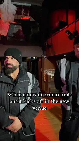 “When the new guy’s face says, ‘I didn’t sign up for this!’ 😂 Welcome to the team, mate! #DoormanDiaries #FirstNightFears #SecurityLife #ThrownInTheDeepEnd” @Mo 