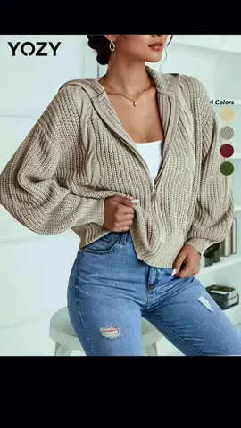 🎄 Holiday Haul: Embrace Cozy Elegance with the YOZY Textured Drop Shoulder Zip-Up Hooded Cardigan! ❄️ Step into warmth and style this season with the YOZY Textured Zip-Up Hooded Cardigan – your go-to piece for effortless chic in 2024. Perfect for layering, this casual long-sleeve cardigan sweater is designed to keep you cozy and stylish for all occasions! ✨ Why You’ll Love It: 	•	🧥 Textured Design: Adds a unique, modern touch to your fall and winter wardrobe. 	•	👚 Versatile Style: Wear it as a casual day layer or pair it with evening tops for a polished look. 	•	🧵 Comfort Meets Fashion: Soft, high-quality fabric ensures all-day comfort and warmth. 	•	🌟 Trend Alert: A must-have for Christmas 2024 and beyond—perfect for staying on top of seasonal fashion trends. 	•	❄️ Everyday Essential: Ideal for daily wear, evening outings, or cozy nights in. 🎁 The Perfect Holiday Gift: Looking for a thoughtful gift for the fashionista in your life? This cardigan makes an excellent choice for Christmas, birthdays, or any occasion where comfort and style are key! 🛒 Shop Now and Stay on Trend! Don’t miss out on the ultimate fall and winter layering essential. #HolidayHaul #YOZYCardigan #WinterWardrobe #FallFashion2024 #CozyAndChic #LayeringSeason #WomensWinterFashion #ChristmasTrends2024 #CasualCardigans #StylishAndWarm #eveningtops 