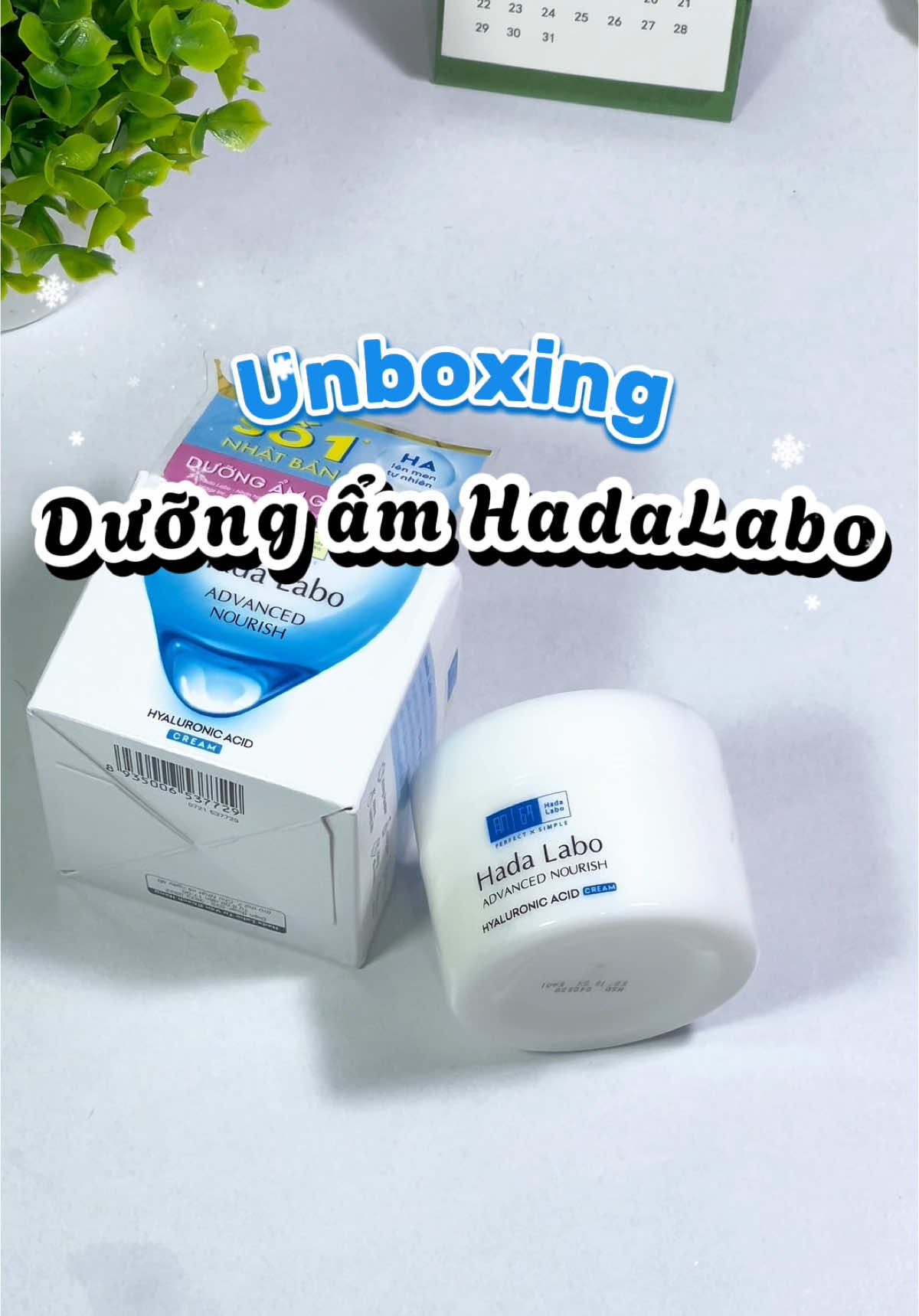Dưỡng ẩm Hadalabo, chân ái dành cho da khô đây nè mấy ní #fyp #viral #duongamhadalabo #unboxing