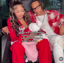 Troy and yanni getting ready for the music video to the song he made for Tory 🥹❤️