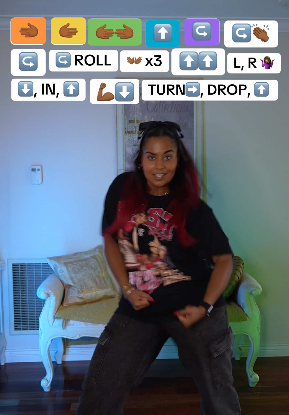 STICKYYY 🔥 As requested! 🤩 || DC: @OL || #sticky #dance #tutorial #emoji 