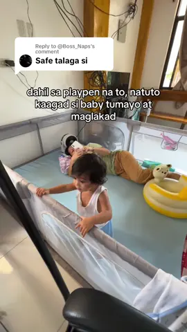 Replying to @@Boss_Naps dahil sa playpen na to natuto kaagad si baby tumayo at maglakad #playpen #playpenforbabies #playpenbaby #babyessentials #babyproduct #tiktokfinds 
