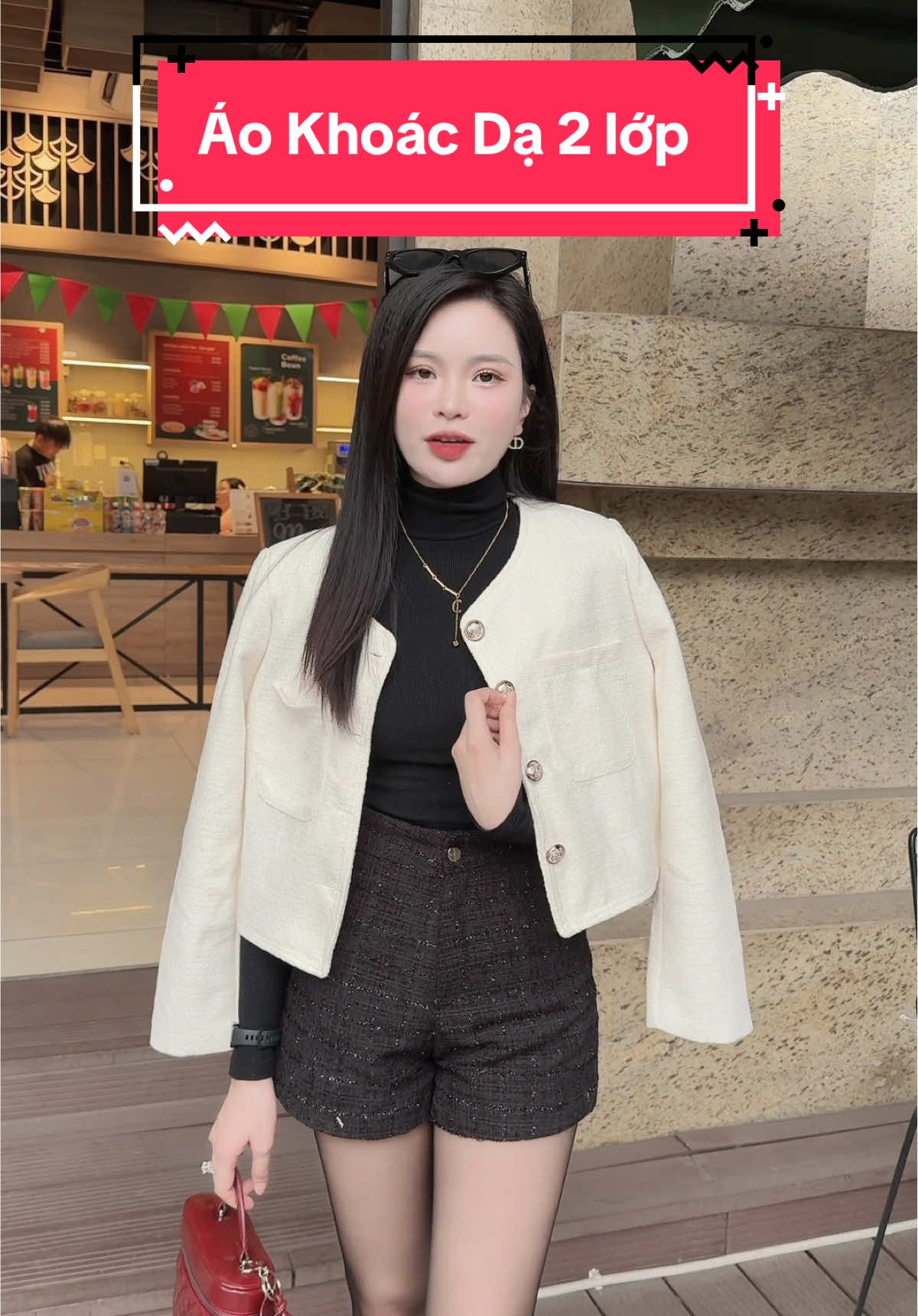Áo khoác dạ nhung CỔ TRÒN #champhan #champhanreview #châmphan #review #áo #aokhoac #áo_dạ #aokhoac_dạ #aodatweet #aokhoac2lop #thoitrang #thoitrangnu #phoidoxinh 