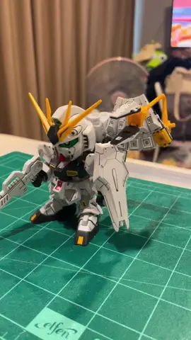 SD BB387 RX-93 nu gundam, with sub flight system, #gundam #gunpla #กันดั้ม #กันพลา #gundamhobby #gundamtiktok 