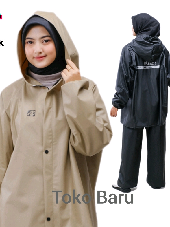 Jas Hujan acua Jas Hujan Pria wanita Tebal Lentur #jashujabwanita #jashujandewasa 
