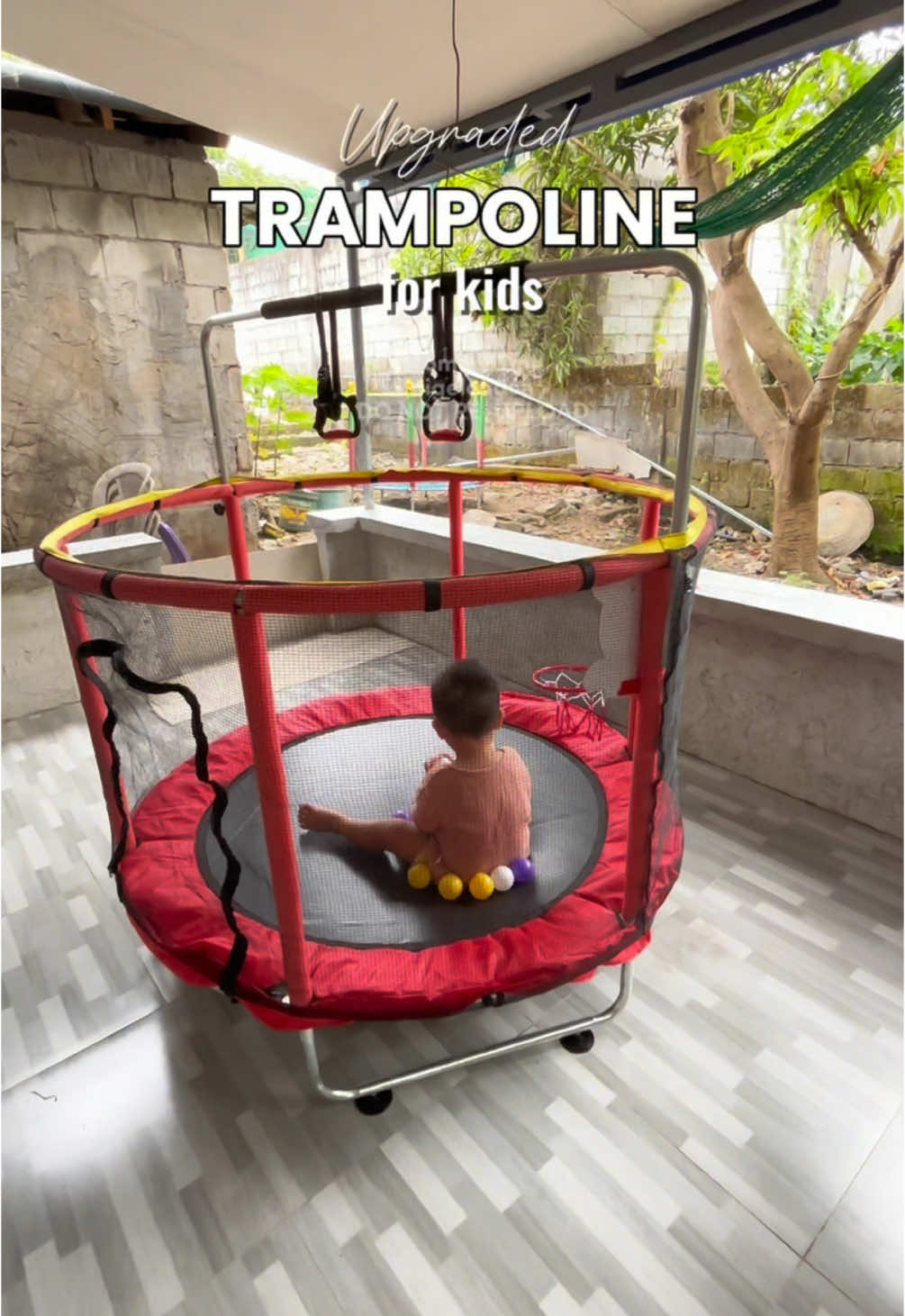 Replying to @mama_and_biyel Upgraded Trampoline for Kids 😍 #trampoline #trampolineforkids #kidstrampoline #upgradedtrampoline #upgradedtrampolineforkids #trampolineforchildren #fyp 
