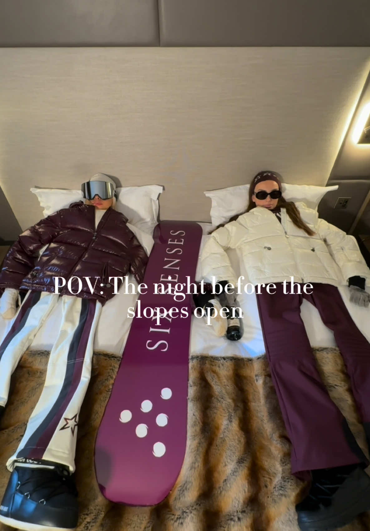 Pov: Its the night before the slopes open #skiing #courchevel #sixsenses @perfectmomentsports 