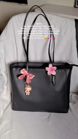 Must have this school bag🫶💓✨️ #retrobag #bag #schoolbag #shoulderbag #kilikilibag #leatherbag #blackbag #affordable #bagforwomen #fyp #foryou #fypage #trending #viral