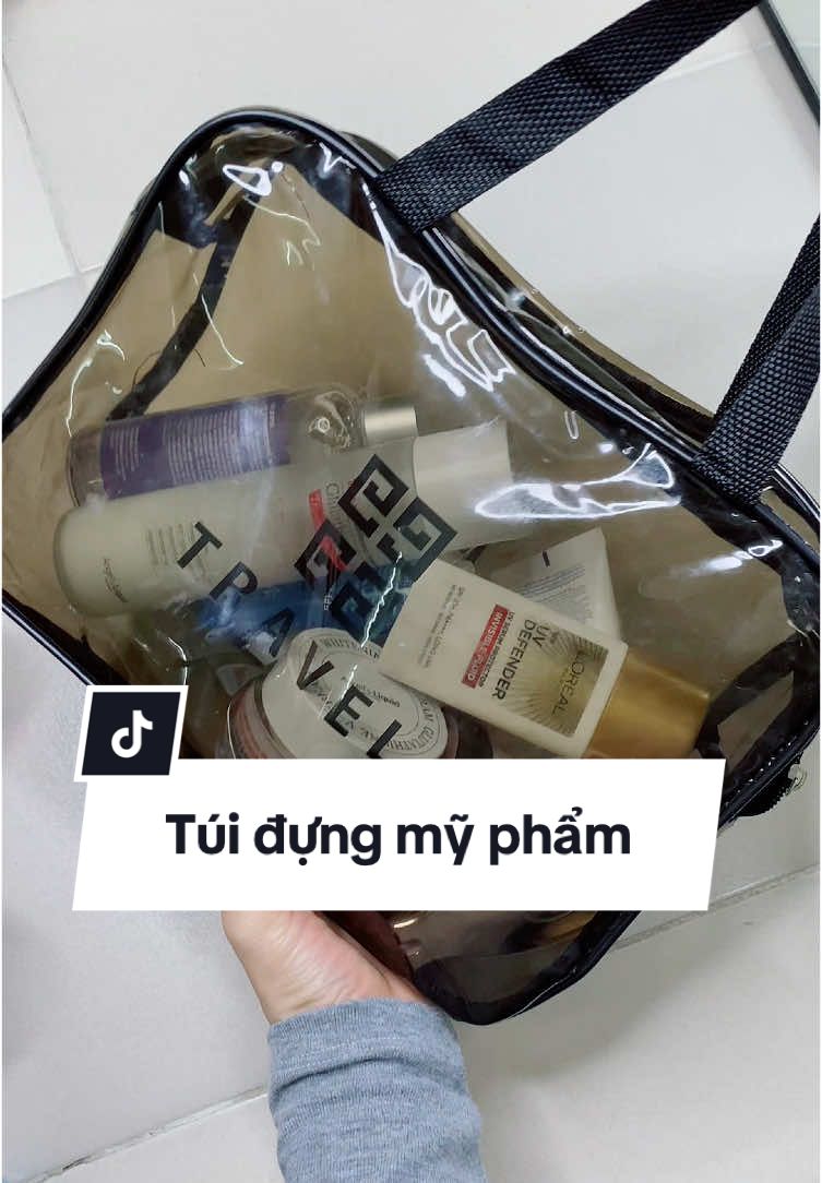 Set 3 túi đựng mỹ phẩm mà có hơn 50 cành quá trời tiện #tuidungdo #tuidungmypham #skincare #goclamdep 
