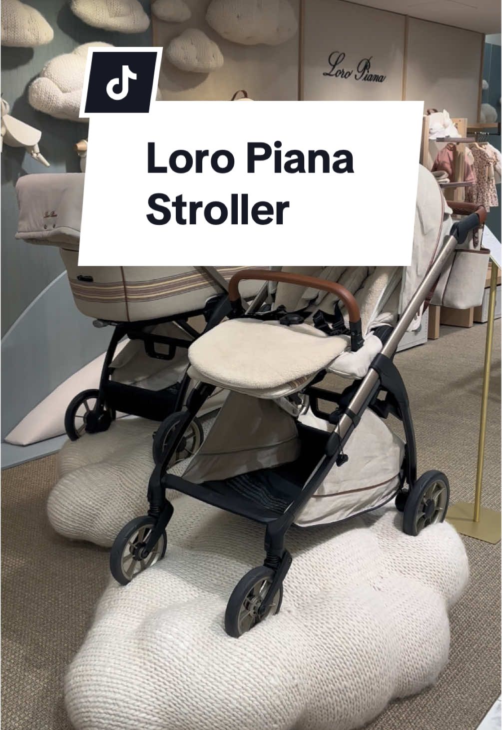 Loro Piana x Inglesina Stroller exclusive to Harrods 😍😍😍😍