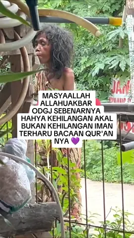 Masyallah  yang hilang 4kal saja masih punya iman. bagaimana dengan yg berakal tpi tak beriman🥹 #ODGJ #literasi  #storytime 