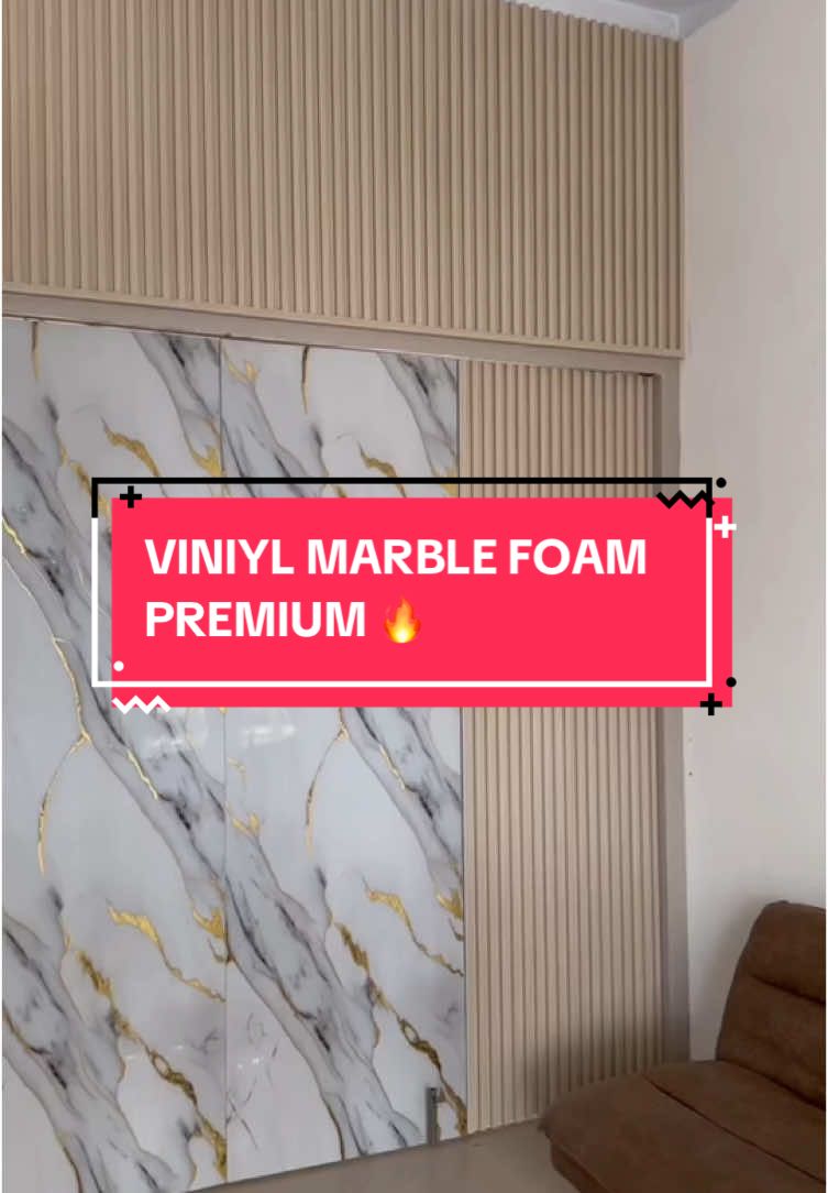 DIKIRA SULTAN PAKAI MOTIF MARMER INI ‼️ padahal……. Harganya cuman 160.000 an sudah dapat di tinggi 2.9 M lebar di 1.2 M sudah anti air anti rayap dan sudah ada perekatnya lho kak join live nya dan cek keranjng kuningnya sekarang 🔥🔥‼️#interiordesign #homedecor #marblefoam #wpc #wpcwallpanel #fyp 