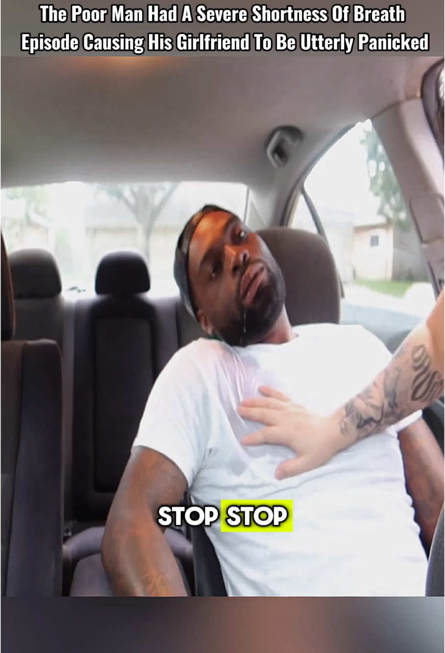 The Poor Man Had A Severe Shortness Of Breath Episode Causing His Girlfriend To Be Utterly Panicked 😳 #shortnessofbreath #breath #health #panic #suddenly #fyp #worried #couple #Relationship #mentality #hopecore #emotional 