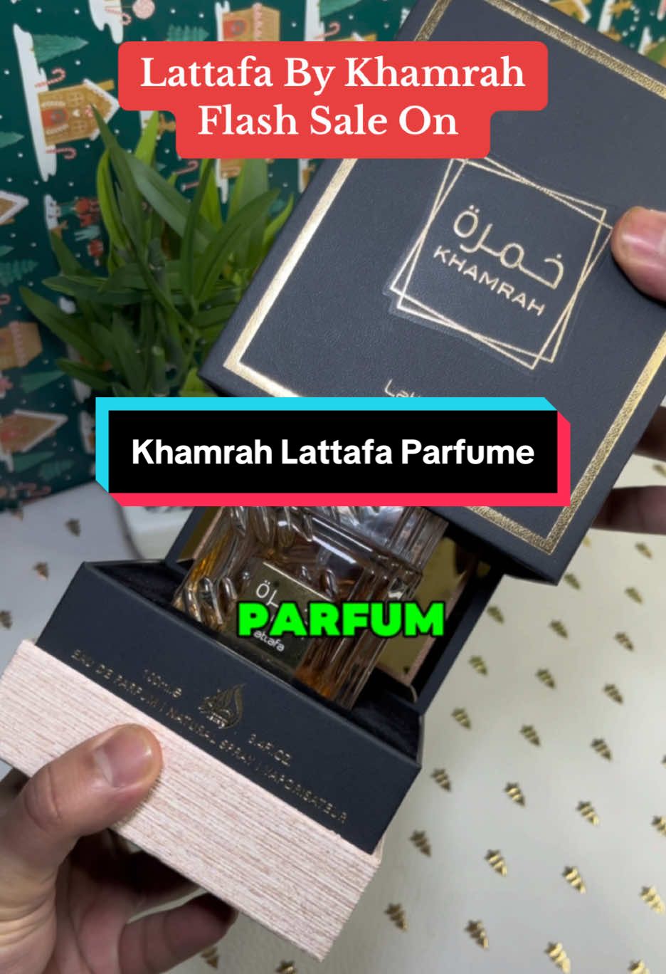 This is Khamrah by Lattafa the best Prrfume to Gift Someone This Christmass #lattafa #lattafaperfume #khamrah #fragrances #tiktokmademebuyit #giftideas 