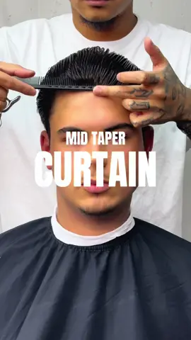 A haircut that can fix all of your problems 😮‍💨 #barber #midtaper #curtains 