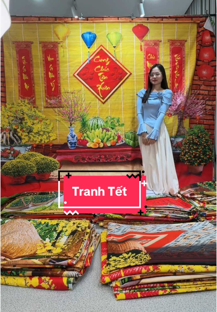 Sỉ chỉ từ 5 sản phẩm #tranhvaitreotuong #tranhvaidecor #giadungtienich #trangtritet #muasamtet #chucmungnammoi #tet #xuan #nhactet #nhacxuan #2025 