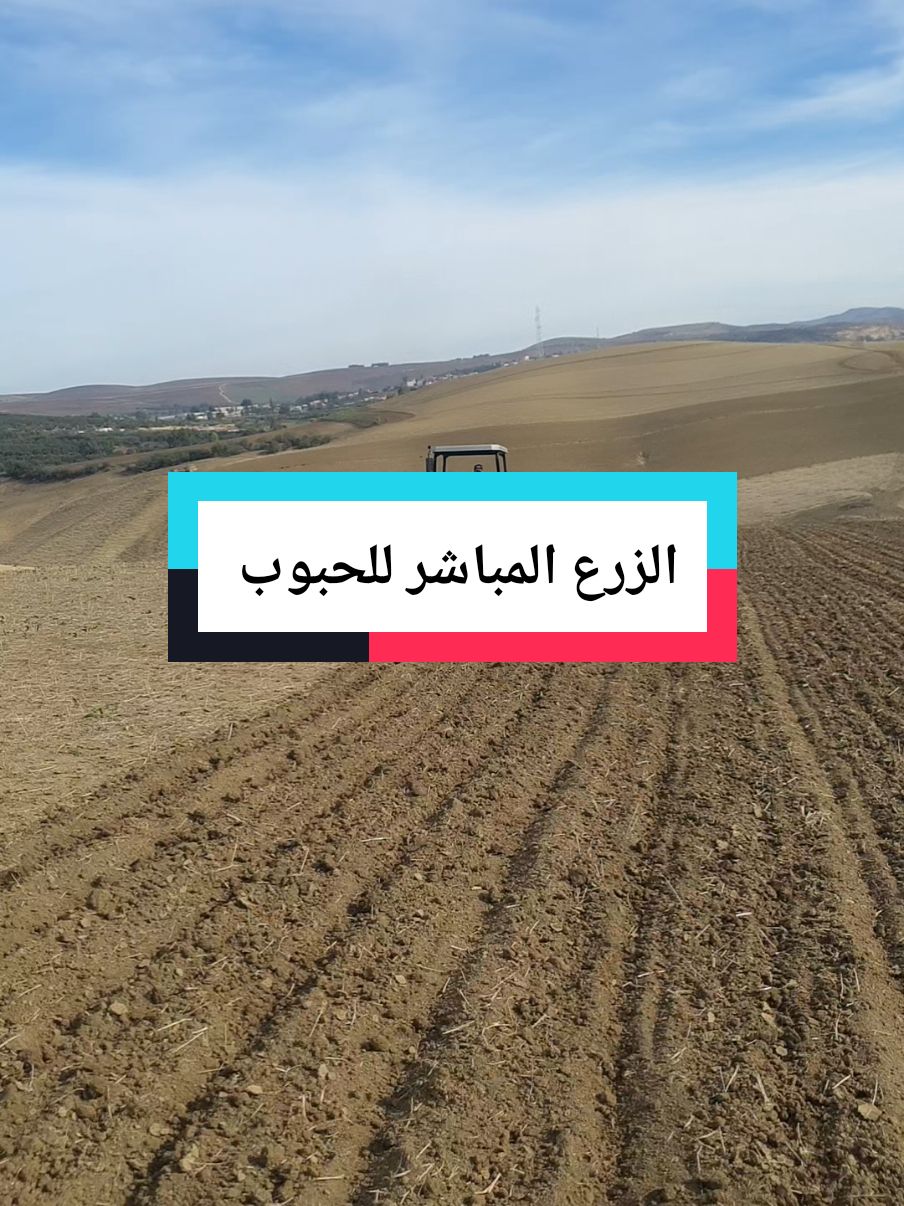 عملية الزرع المباشر للحبوب(القمح.الشعير...)#pourtoii #cap #اكسبلور #explore #maroc #france 