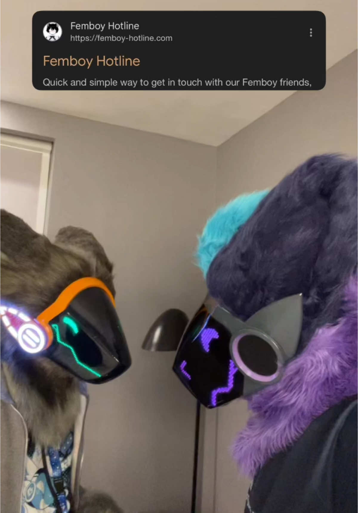 They know one way or another :3 #furry #fursuit #fursuiting #protogen #protogenfurry #protogenfursuit #furriesoftiktok #protogensuit #furryfandom #furrytiktok #fursona #furries #furrycommunity #furrymeme #furrymemes #protogenmeme #protogenmemes #protogens #nightphin 
