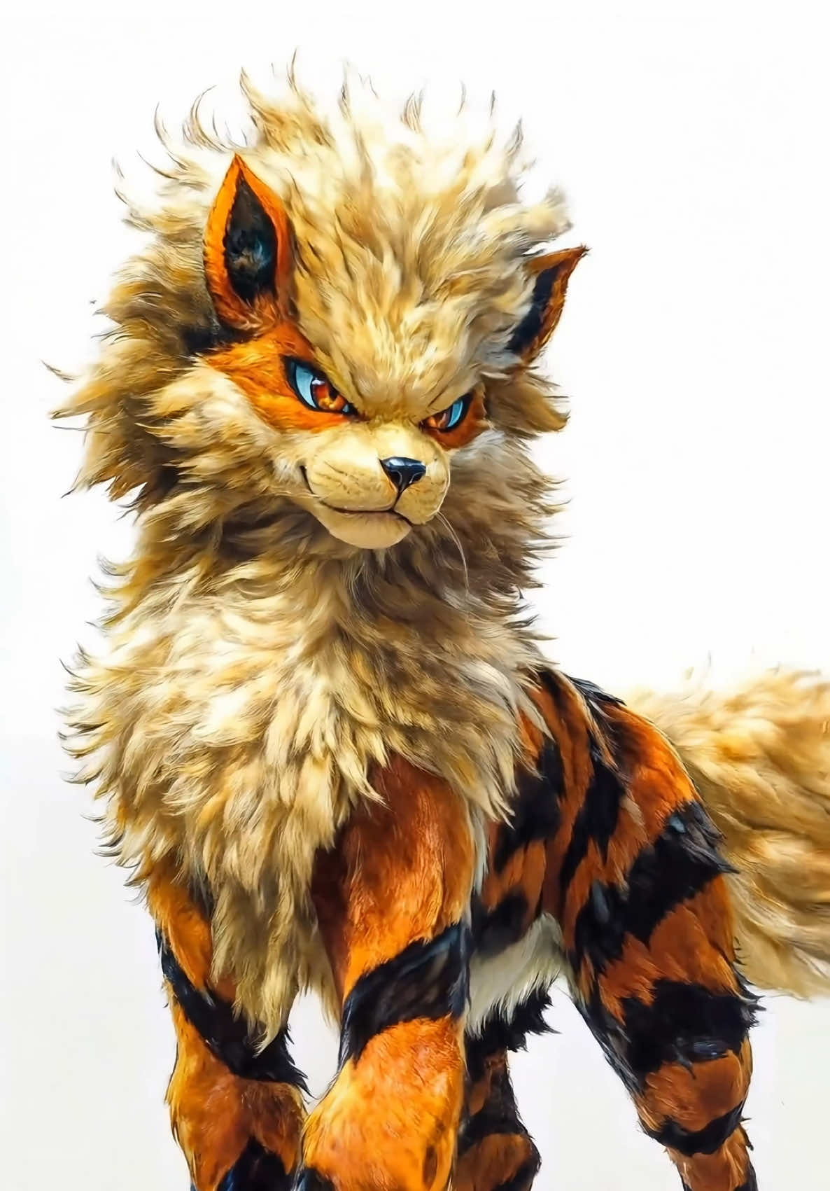 Witness the Majesty of Arcanine!🦁🔥 #ai #aianimation #AIArt #midjourney  #pokemon #evolution #Arcanine #ポケモン