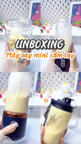 Máy say sinh tố cầm tay🌷#maysaysinhto#mayssaymini #maysaycamtay #maysaysinhtojuicingcup #unbox #xuhuong #rival 