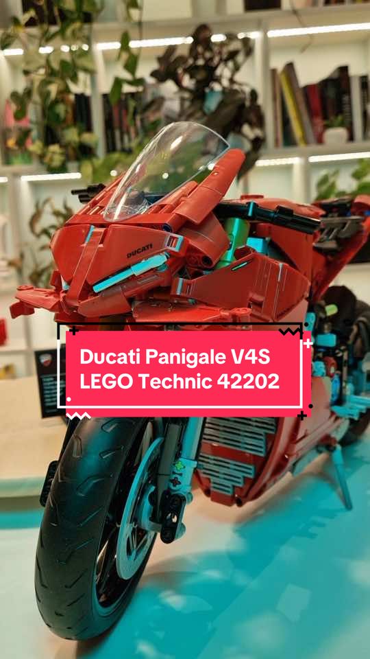 2025 LEGO Ducati Panigale V4S! Set #42202 will be released January 1st 2025, price: 199.99$ / 199.99€ / 879.99PLN 1:5 Scale model made great impression on everyone who saw it in my house. What I like: - the details! Model has even brake cables! Shapes of wheels, shock absorbers, visible transmission gears… I was excited to build it all. - building process. It was really nice to see how it all works. Transmission is made really clever and works fine (engine works of course differently for each gear). Assembling it on a stand from some point, gaves a feel, like you are the mechanic in a workshop, not person who plays with LEGO - it’s really good looking display piece. Huge scale, visible transmission, accurate stickers, additional stand What I don’t like: - some neighboring panels do not line up, like those on fuel tank. I could say it’s okay, but there are available panels which could fit better - I think it’s big scale and premium enough to have some prints instead of stickers, for example 1x1 square tile sticker is harder to apply because of small size. - motorcycle stand (this gray one made of two bricks) looks cheap. Could be improved or even removed. Thank you LEGO group for sending me this set for the review! #lego #legotechnic #rlfm #lego42202 #42202 #legoreview #reviews #legoducati #ducati #ducatipinanglev4 #ducatipanigle #motorcycle #motorbike #motorcycles #legoset #legocollection #asmr #legoasmr 