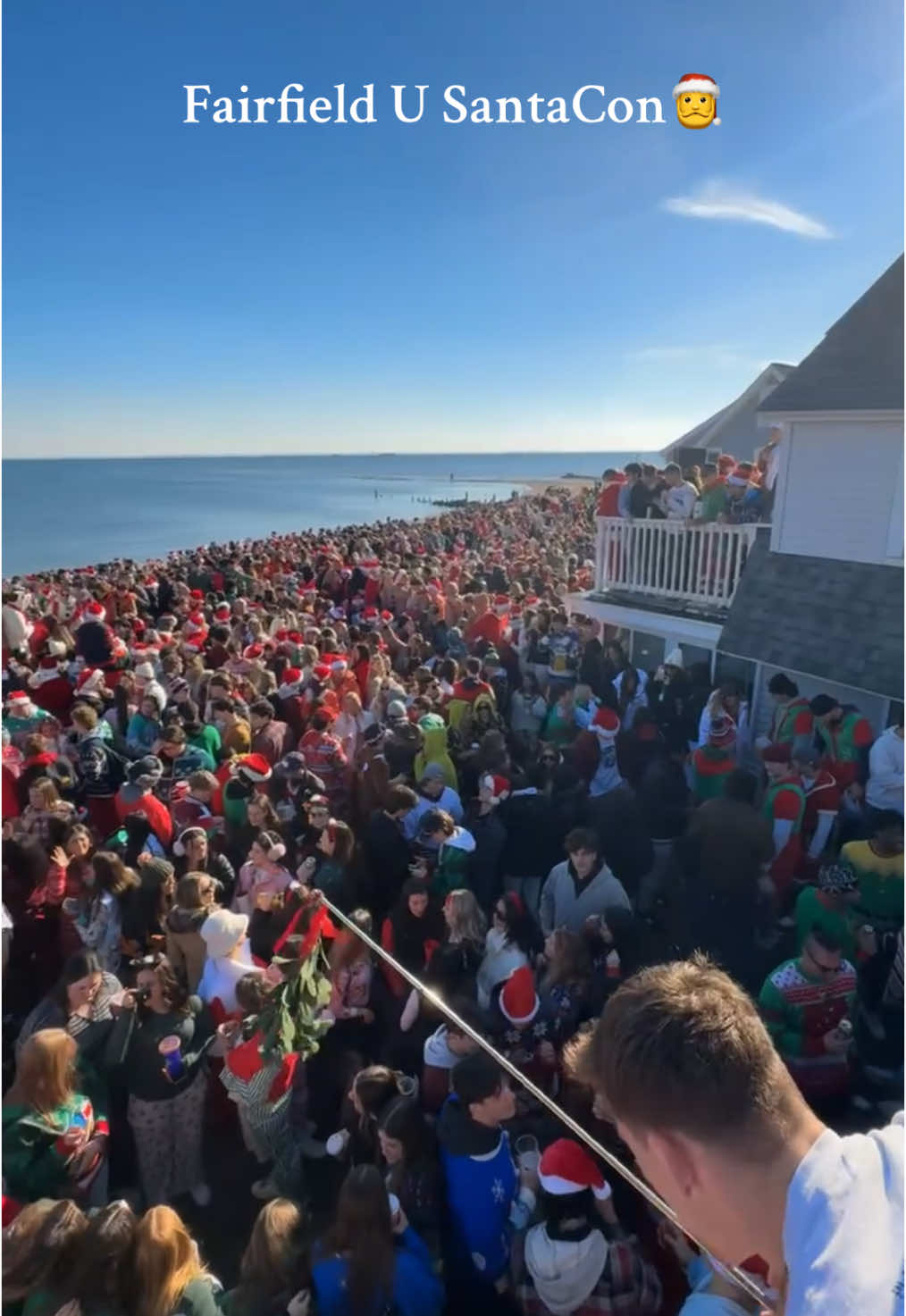 FairfieldU SantaCon 2024🎅 #fairfieldu #fairfielduniversity #santacon #santacon2024 