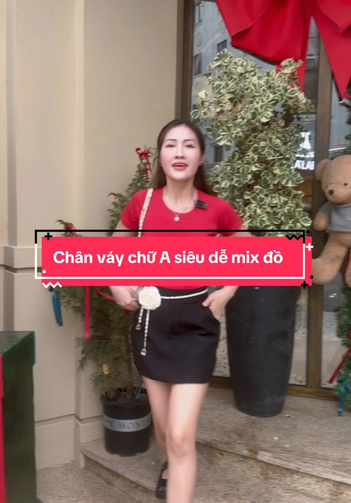 Chân váy chữ A dễ mix đồ lắm các bà ơi #chanvaychua #chanvay #chanvayxinh #chanvayxoe #anhlonglanh #anhlonglanhreview 
