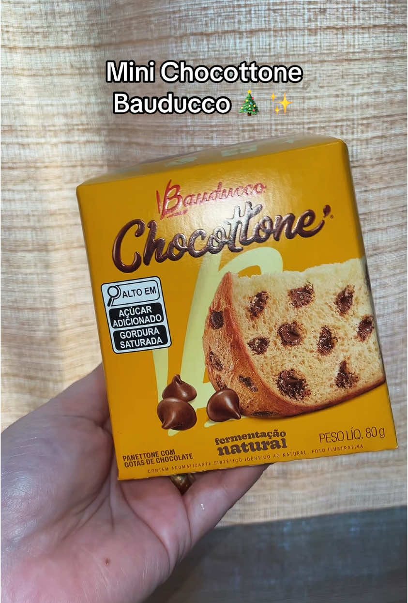 Eu amei, uma delicia! 😋 E ainda é uma gracinha 😍 #merrychristmas #natal #chocotone #bauducco #fyp #asmr #dicas @bauducco 