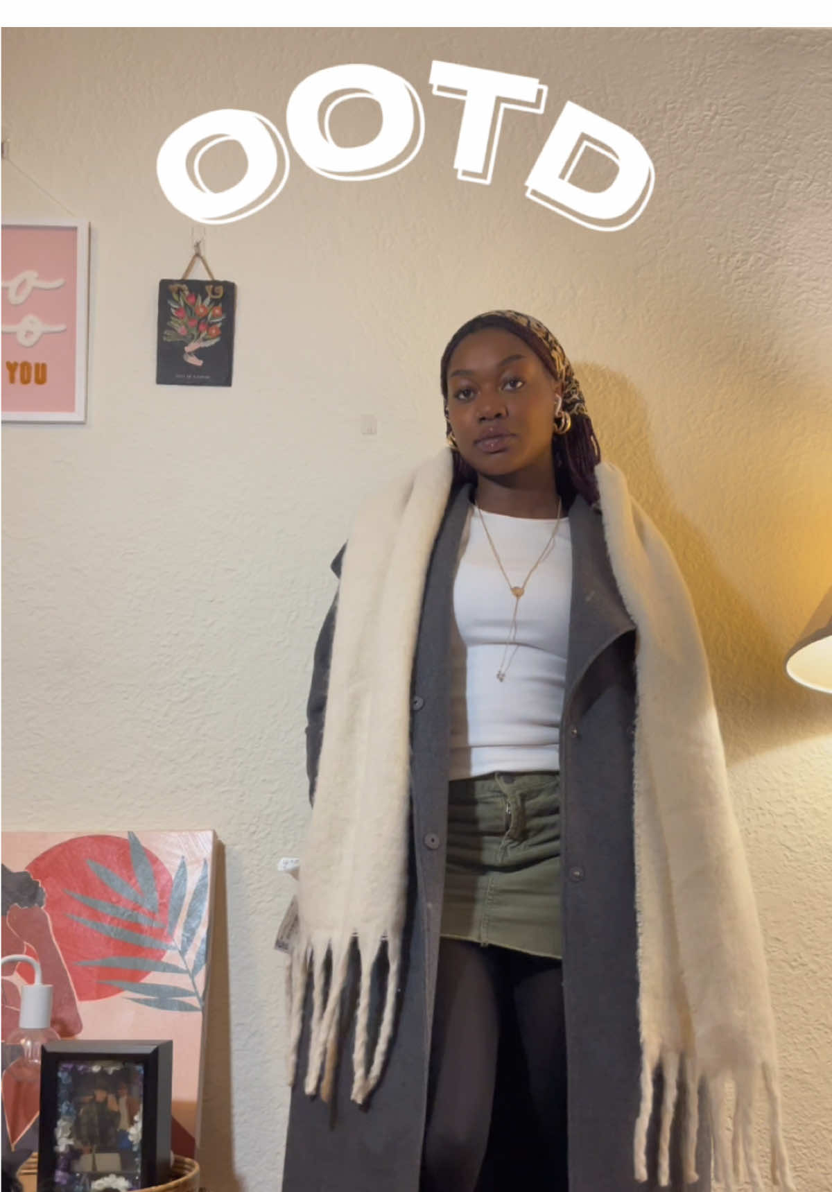 How to style a mini skirt for cold weather ❄️💗                                #fashion #styletips #coldweatheroutfits #winteroutfit #layering #creatorsearchinsights 