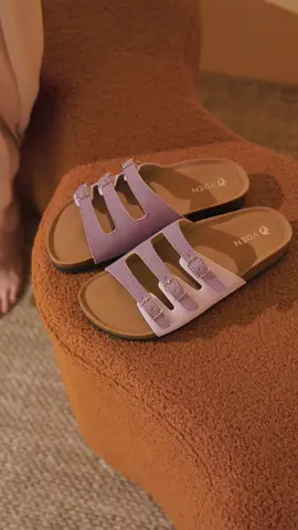 VDEN Colorblock design simple sandals retro fashion#tiktokshop #shoes #sandal #womenshoes #slippers #vdenshoes #VDEN 
