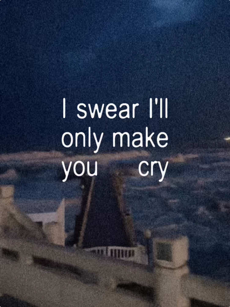 I’ll only make you cry #lyrics #cas #cry #fyp