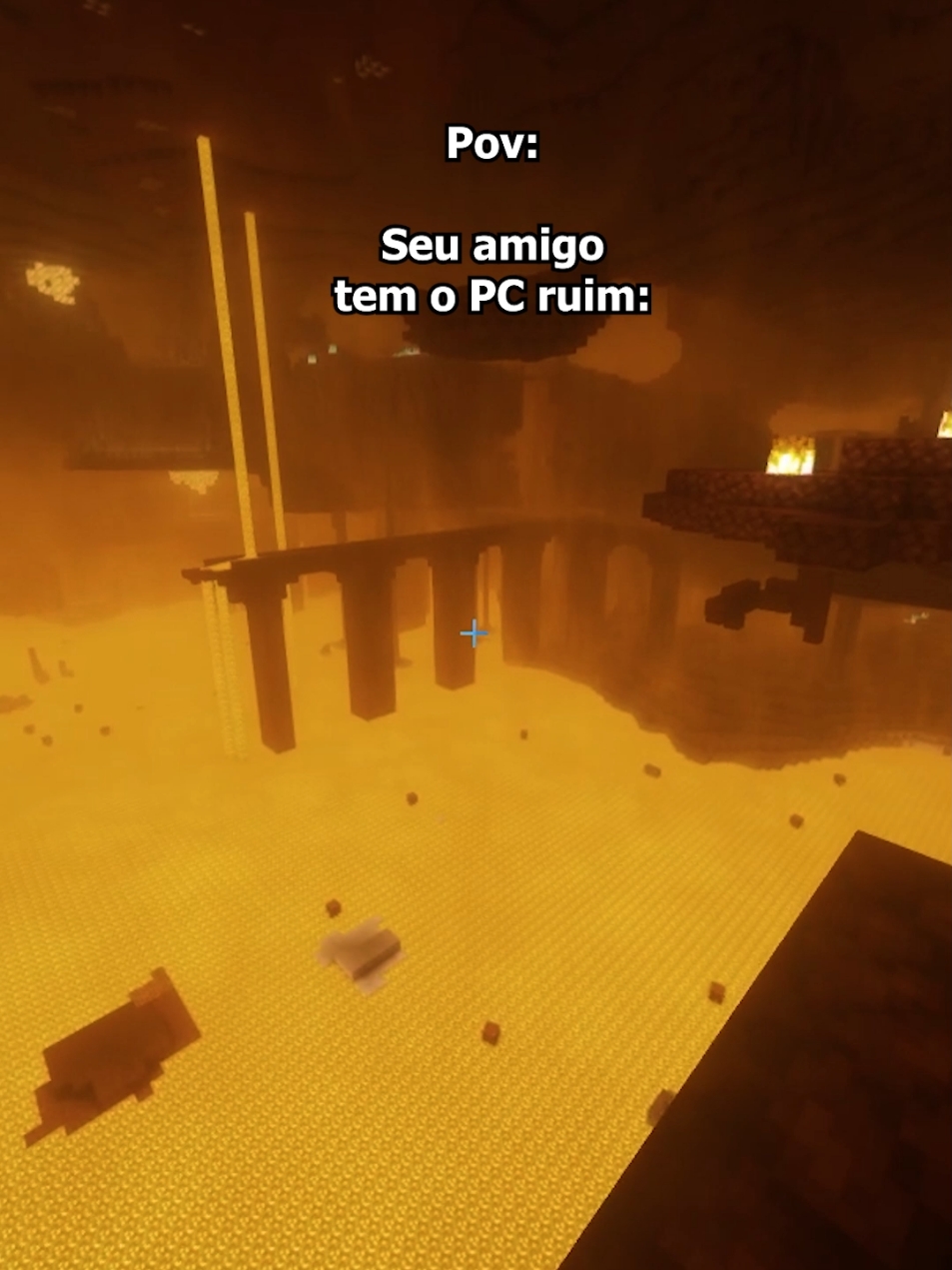 o pc saindo FUMAÇA #fyp #Minecraft #minecraftmemes 
