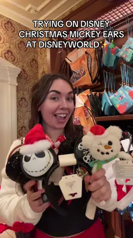Which one is your fav❤️🎄 @Disney #disney #disneyworld #disneyears #holiday #Christmas #disneyparks #tryon 
