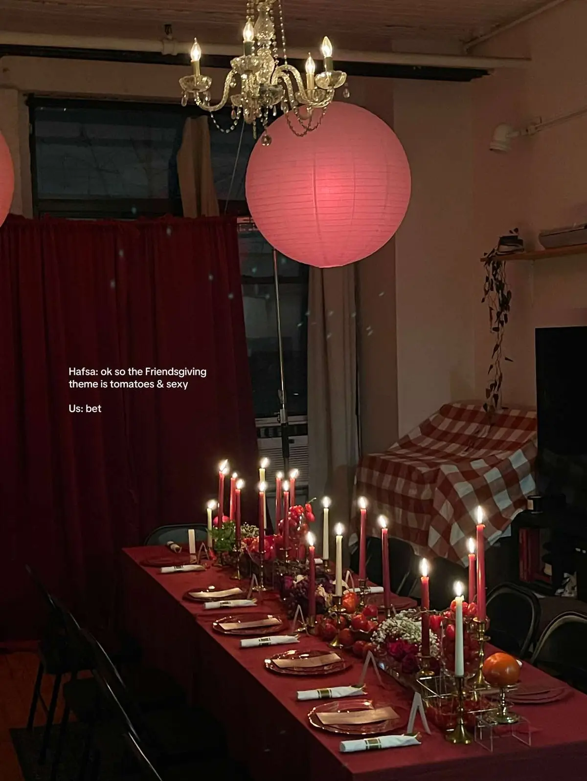 Some @hafandhaf appreciation today for this lovely tablescape 🥰😍 #friendsgiving #tablescape 