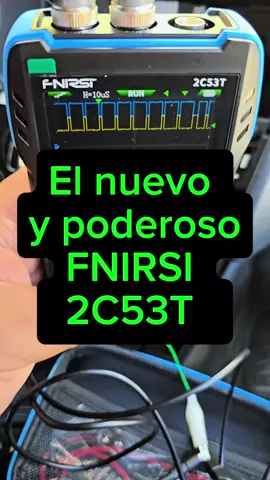 El nuevo y poderoso FNIRSI 2C53T #fnirsi #2c53t #yoamodiagnosticar #pasionxeldiagnostico #mjautos #osciloscopioautomotriz #multimetro 