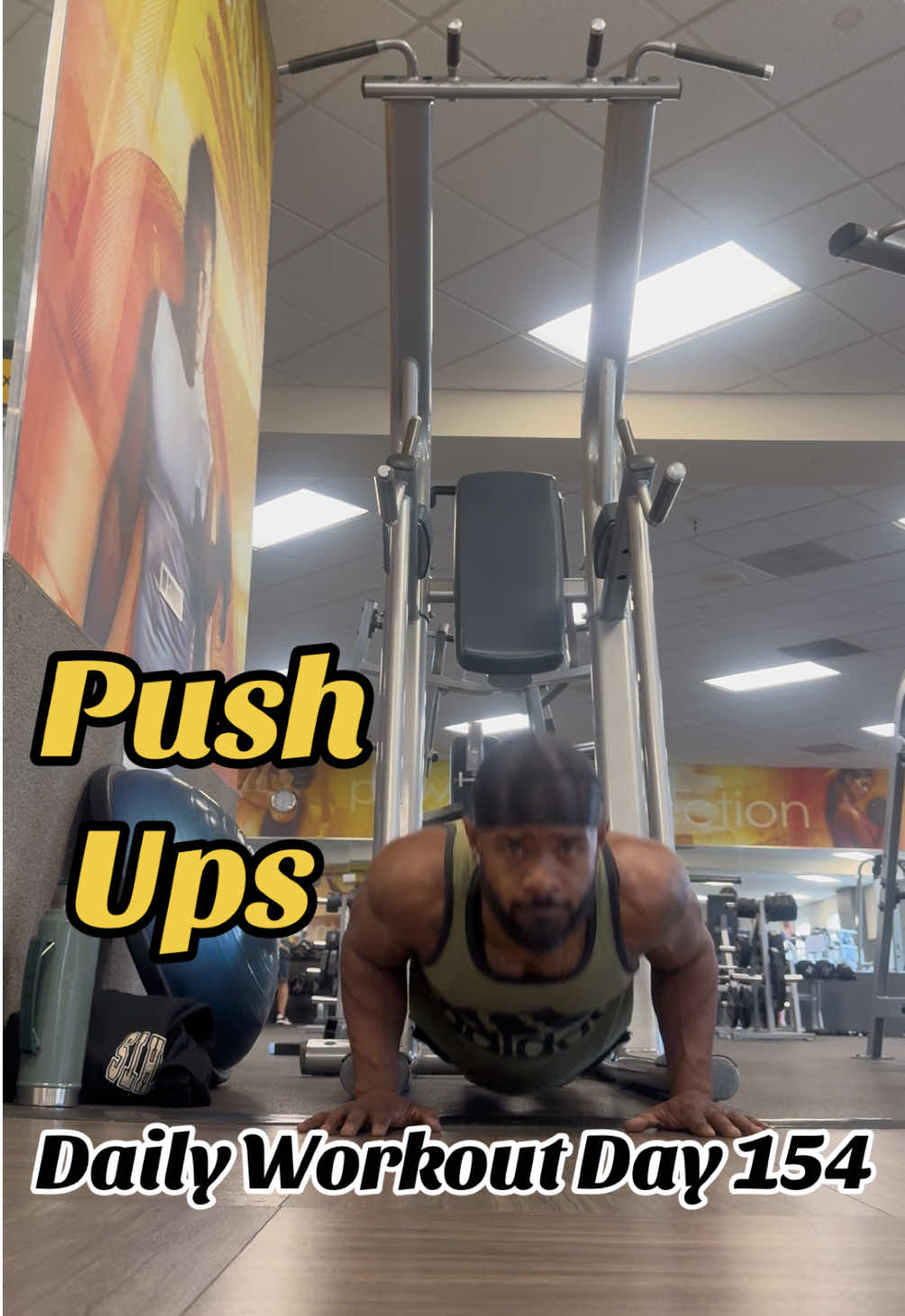Daily Workout Day 154✅ Sunday pump 💪🏽  #Fitness #fitnessmotivation #calisthenics #veteran #explorepage #dips #pullups #pushups #legraises #dailyworkout #lafitness 