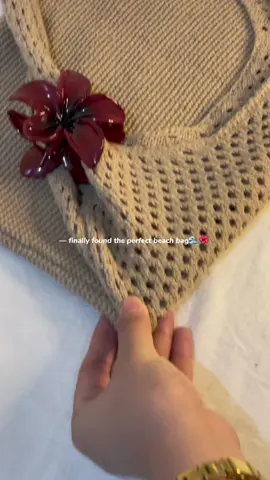 #beachbag #bohobag #aestheticbag #fyp #knittedbag #summerbag #gotchyfinds #islandgirl 