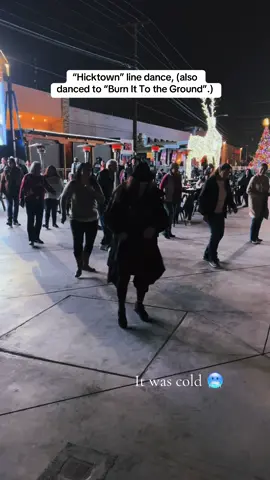 Tonight learned this fun dance in the cold. Warmed up after I was done! @Borderland Country Dancers  #hicktown #linedance #burnittotheground #countrydance #dance