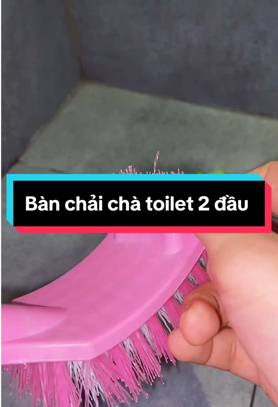 Cọ bàn chải chà Toilet 2 đầu tiện lợi #xh #xuhuongtiktok #viral #khuyenmai #review #LearnOnTikTok #banchaichasan #khogiasi247 