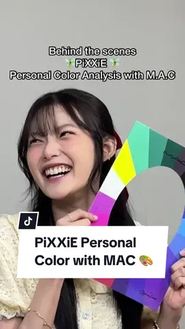 🎬Behind the Scenes กับการทำ personal colour analysis 🎨 ครั้งแรก! ของ @PiXXiE กับ MAC Cosmetics และโค้ชมิ้น จากสถาบัน The Image Signature Academy @Sangrawee Mitprasert เพื่อค้นหา Color Confidence และสีเมคอัพที่เหมาะกับโทนสีผิวของทั้ง 3 สาว 🧚🧚‍♀️🧚‍♂️ โดยมีพี่ฟลุ๊ค @Fluke_saynee MAC Resident Trainer มาแนะนำโพยสีเมคอัพจาก Color Confidence Guidebook ของแต่ละ season 🌈 🙌 ติดตามเฉลย Personal Colour ของ 3 สาว #MACCrew ได้ที่ช่องทางส่วนตัวของน้องๆ นะคะ @mmabelz @PM @inggkho ✨🫶🏼 #YourMACColourConfidence #MACxPiXXiE #maccosmeticsthailand