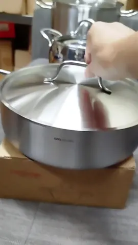 Nồi thấp Edelkochen ăn lẩu nấu canh kèm chảo sâu lòng inox liền khối 3 lớp sử dụng cho tất cả các loại bếp  #daoinox #edelkochen #allday #sale1212 #livespecial #LIVE #TIKTOKLIVE #LIVEhighlights @Đạo inox 